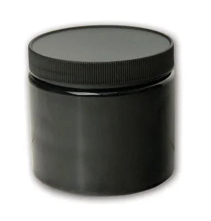 Black Opaque Wide-Mouth Plastic Container with Lid