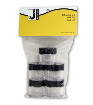 1/4 oz Clear Jars 5-Pack