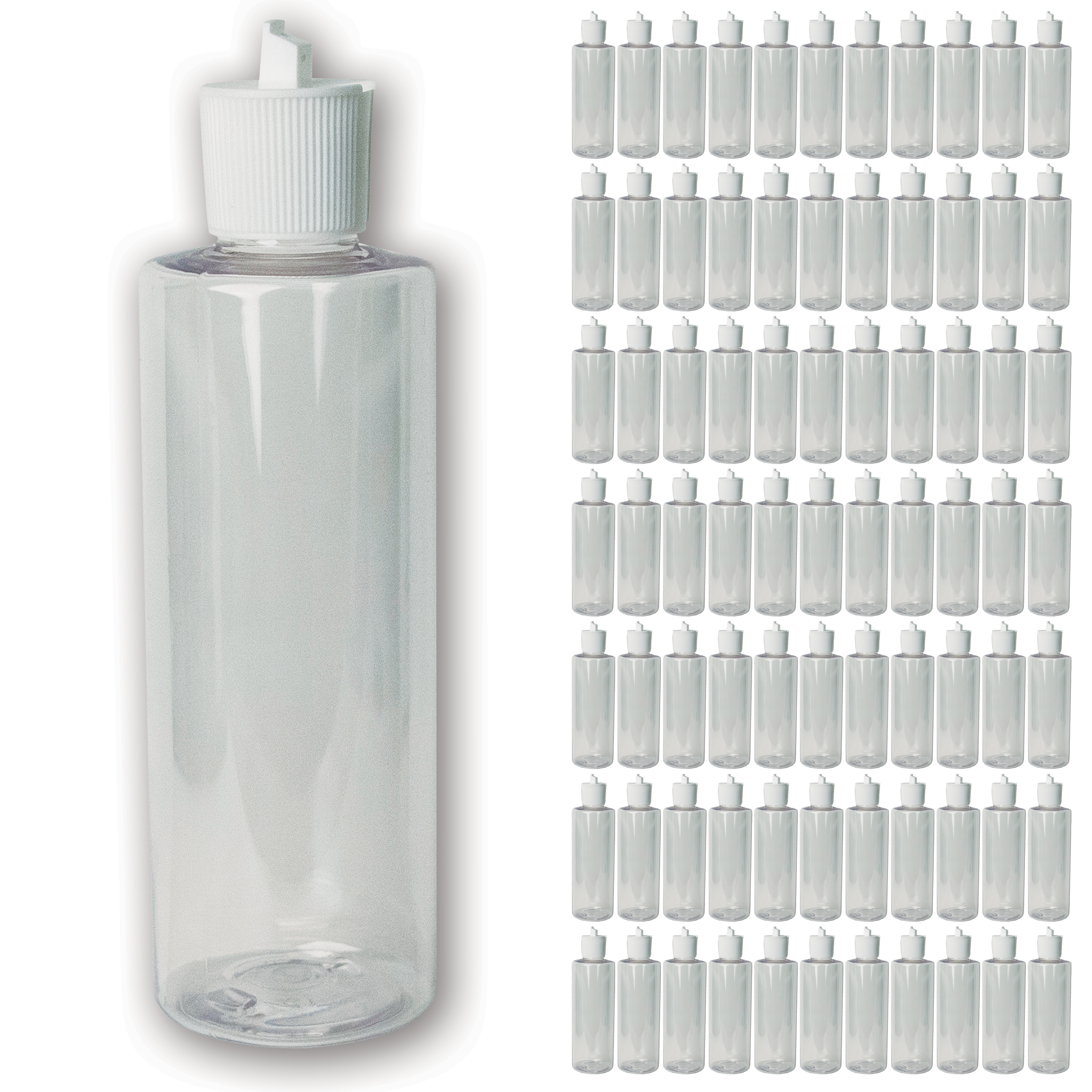 Box of 78 - 4 oz PET Bottles & Spout cap