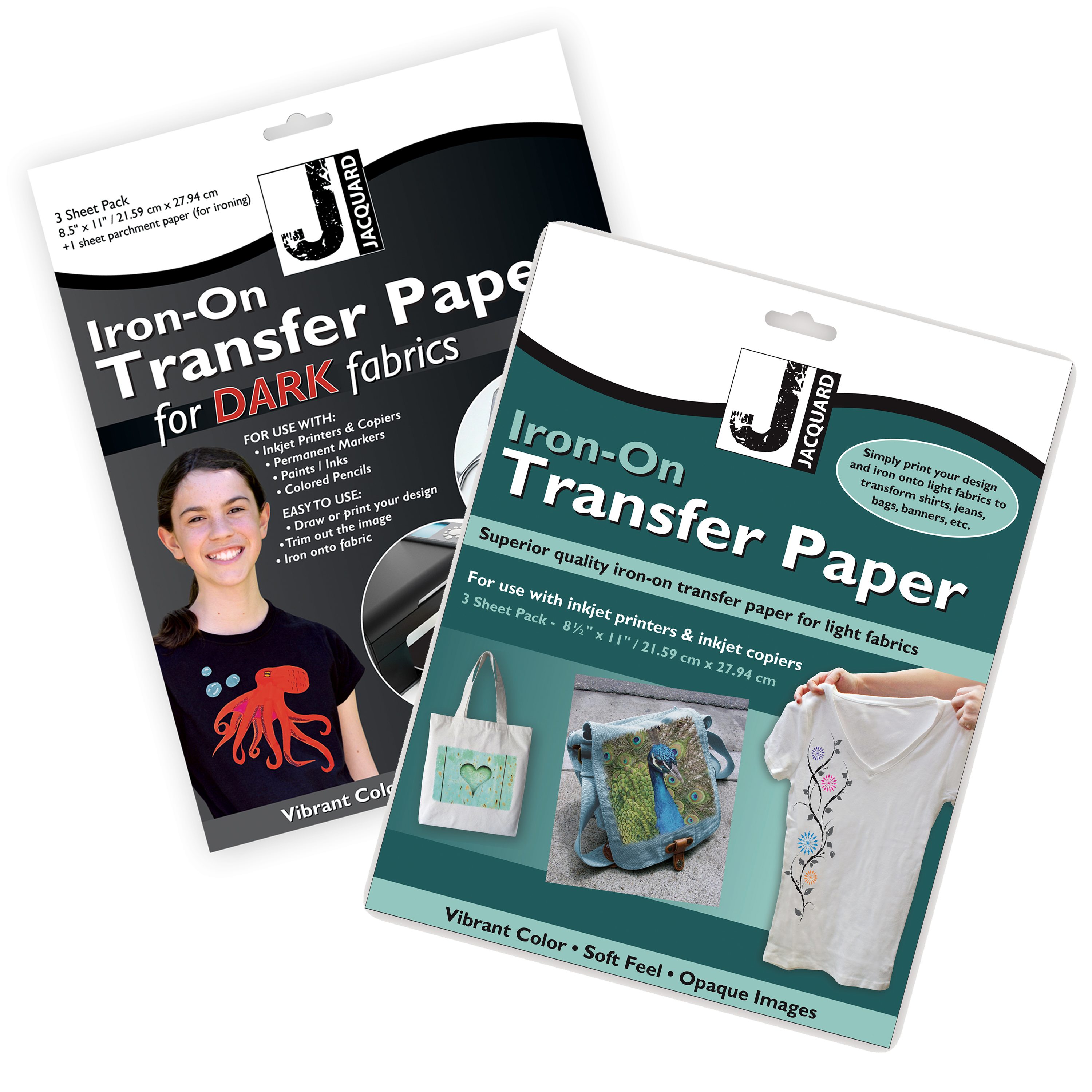 Printable Transfer - Dark and Light Fabrics