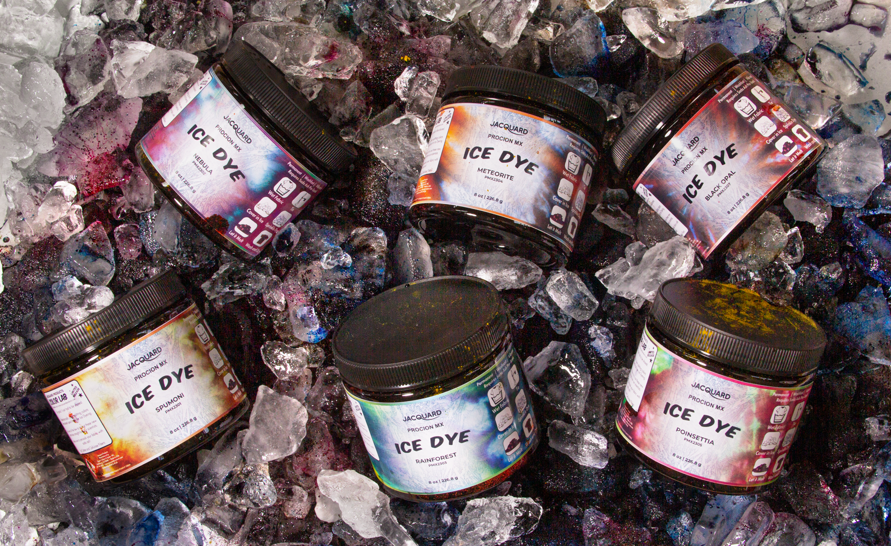 Procion MX - Ice Dye Colors, 8 oz Procion MX - Ice Dye Colors, 8 oz