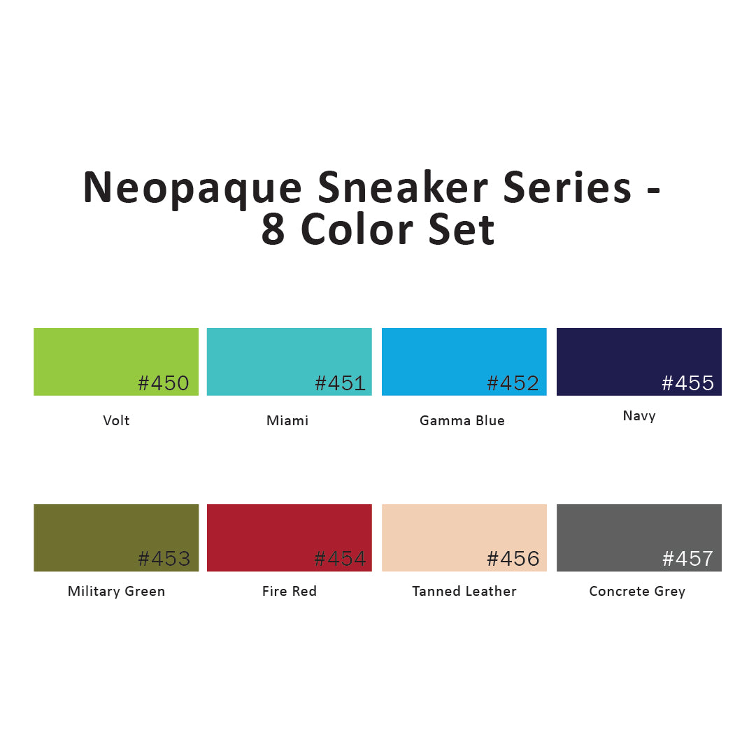 Neopaque Sneaker Series - 8 Color Set, 2.25 Oz