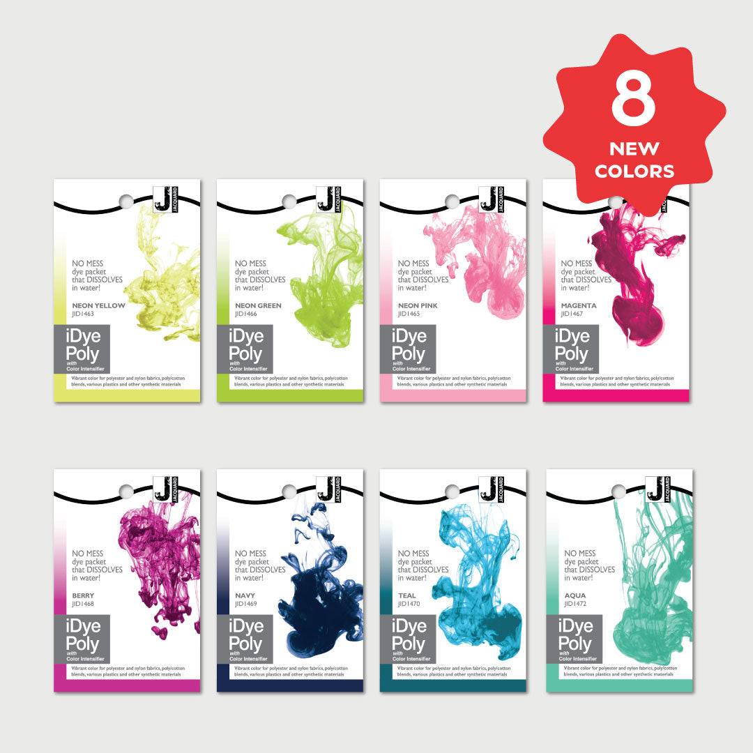 New iDye Poly Colors - 8 Pack