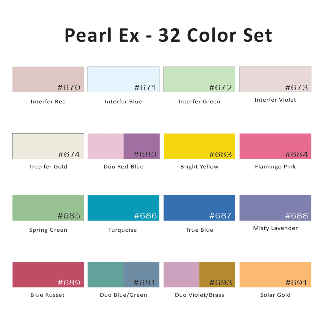 Pearl Ex - 32 Color Set, 3 g