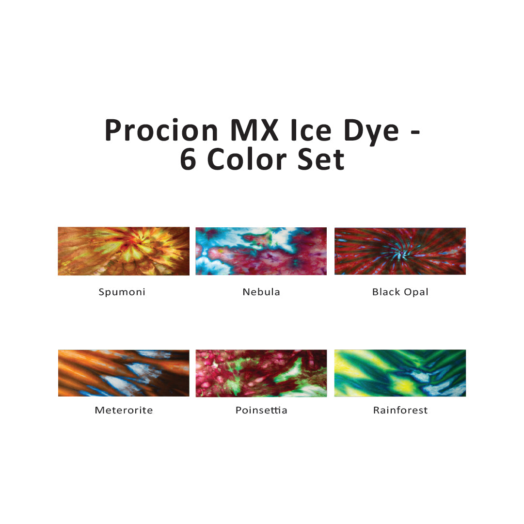 Procion MX Ice Dye - 6 Color Set, 2 Oz