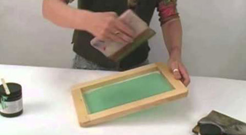 Preparing a Screen for Screen Printing