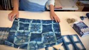 Indigo Shibori Patterning Techniques