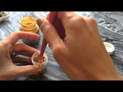 How to create calligraphy ink with Pearl Ex
