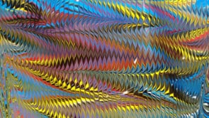 Jacquard's New Marbling Kit: Traditional Chevron