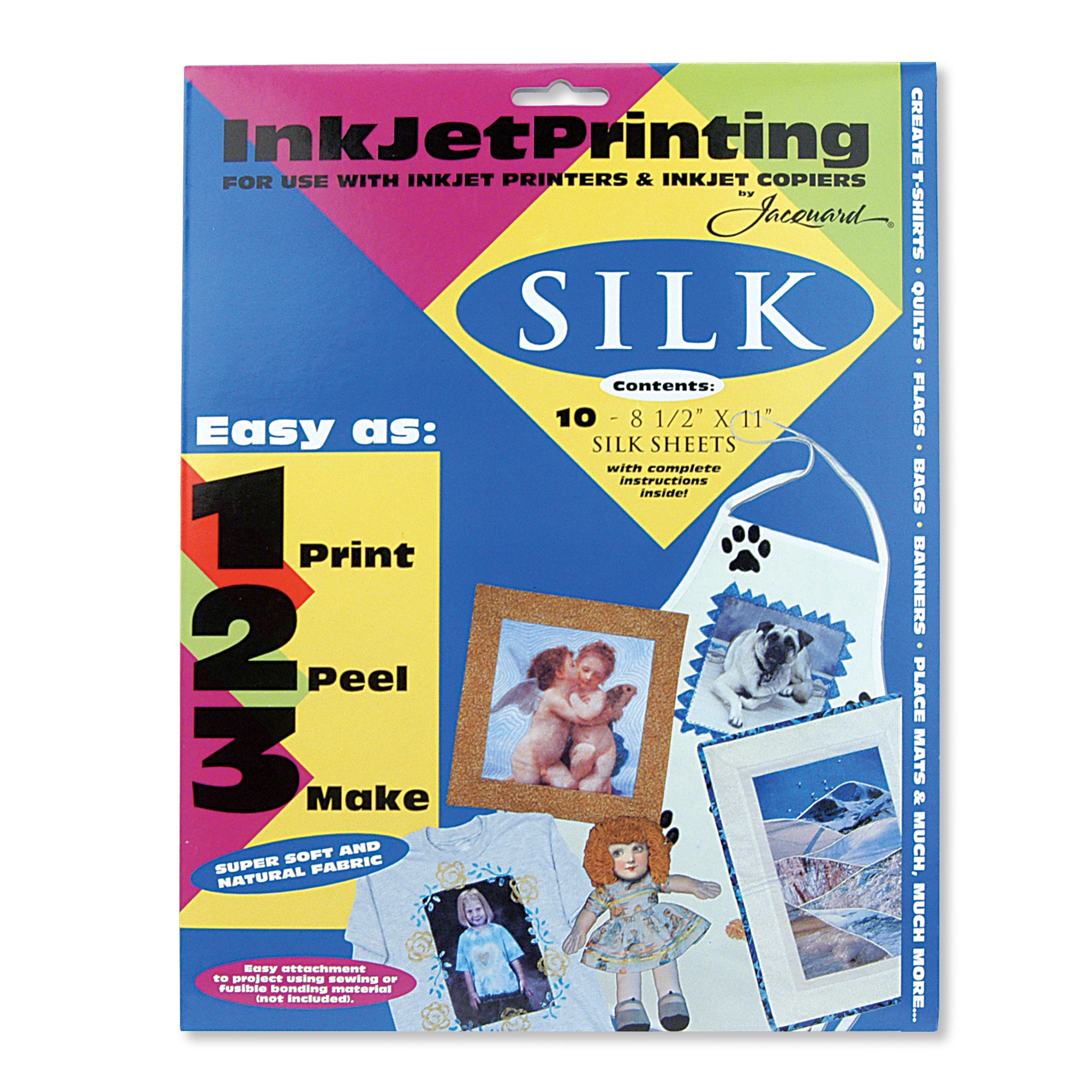 Silk Inkjet Fabric Sheets