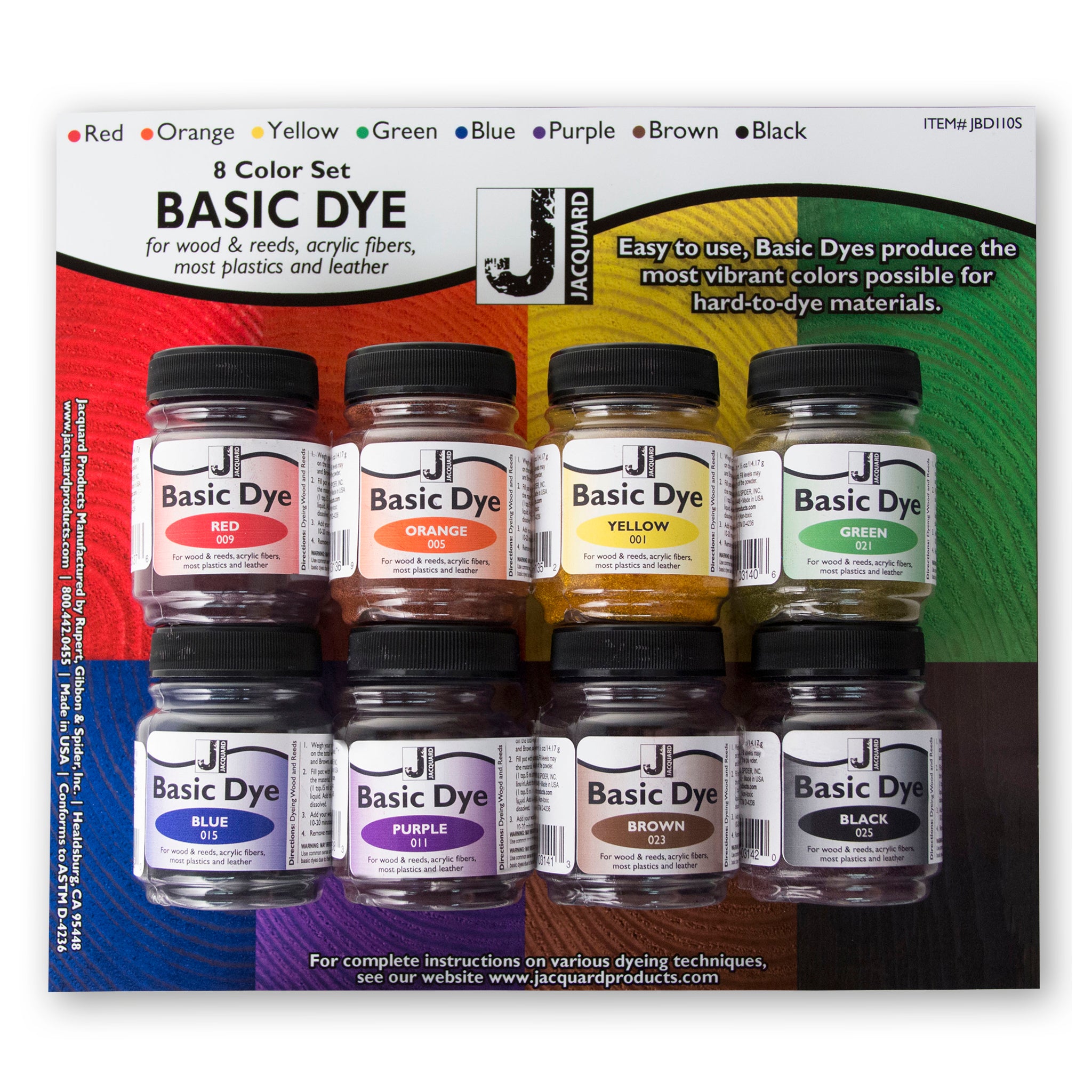 Basic Dye 8-Color Set