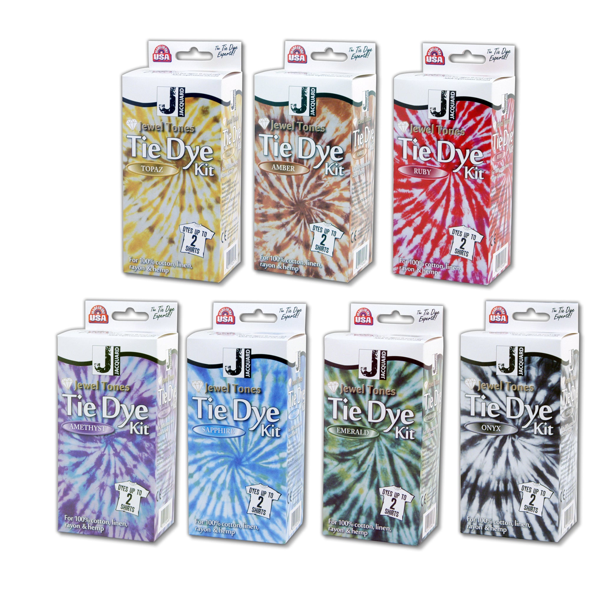 Jewel Tone Tie Dye Kits