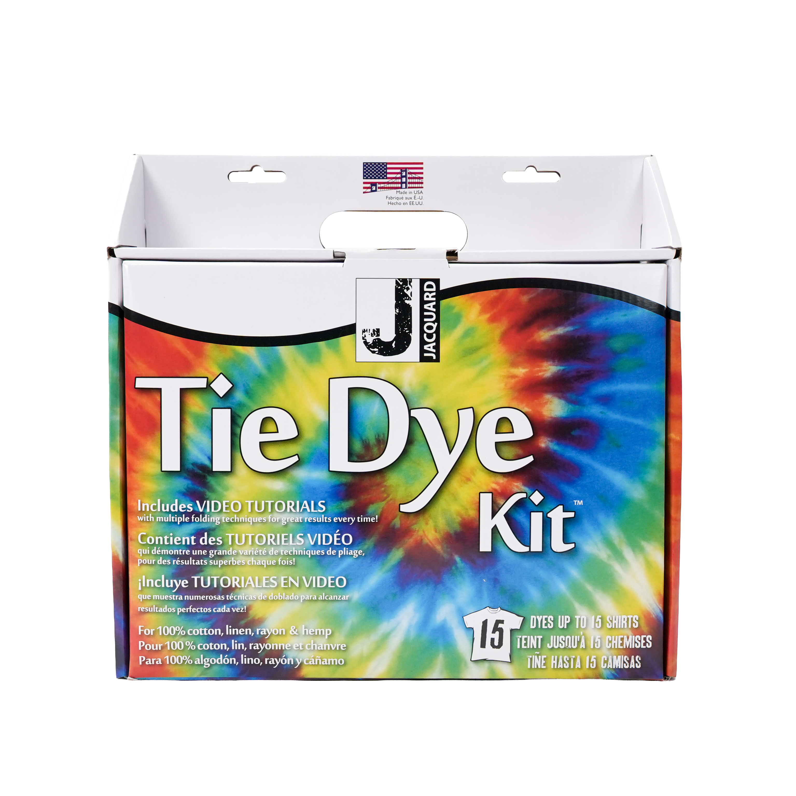 Large Tie Dye Kit (Trilingual: En/Fr/Sp)