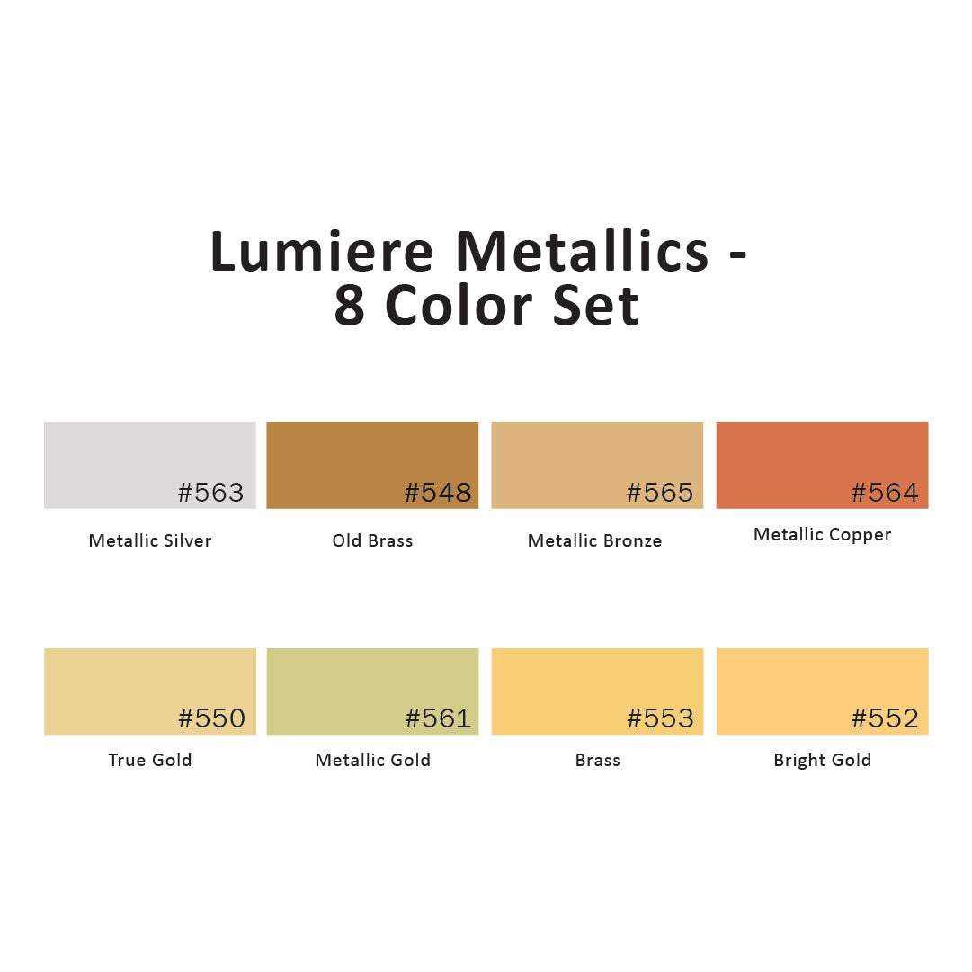 Lumiere Metallics - 8 Color Set