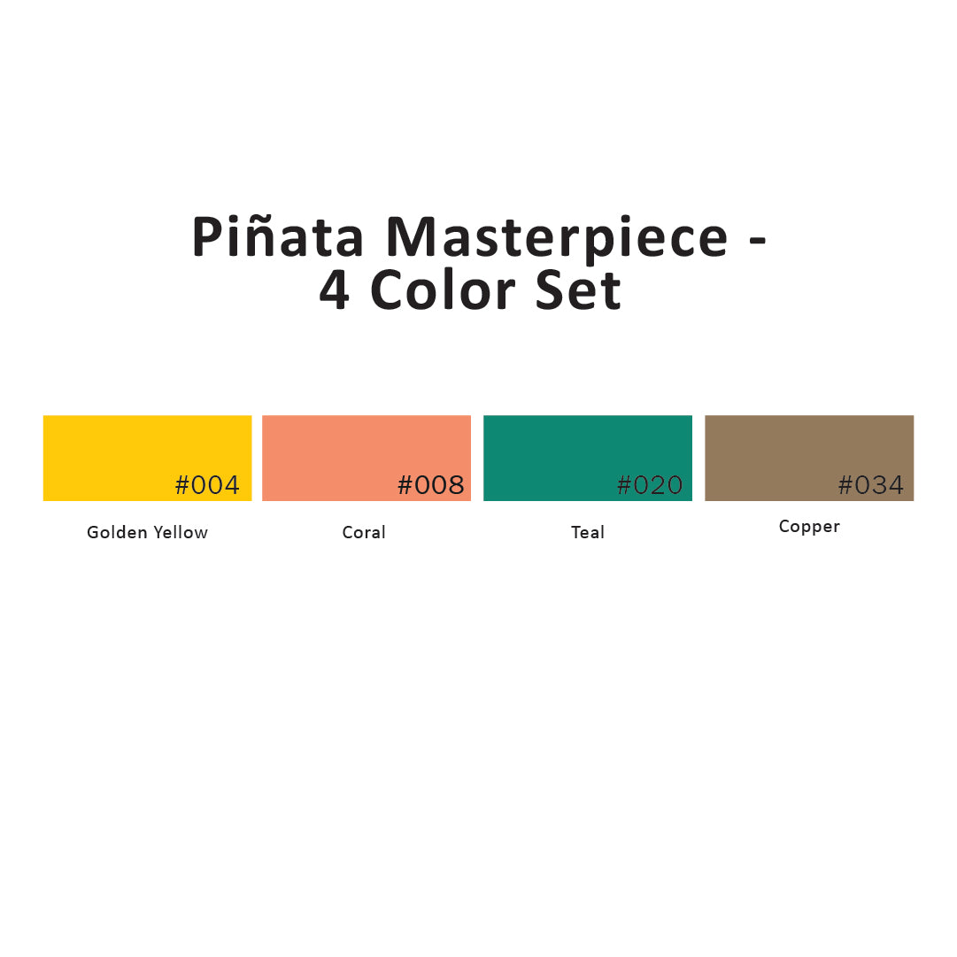 Piñata Masterpiece® - 4 Color Set, .5 Oz