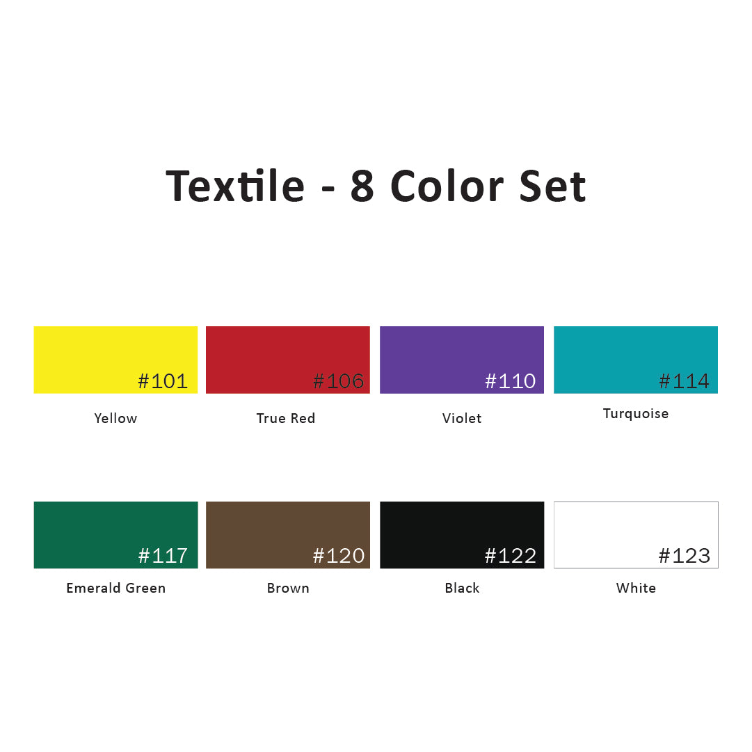 Textile Color - 8 Color Set, 2.25 Oz