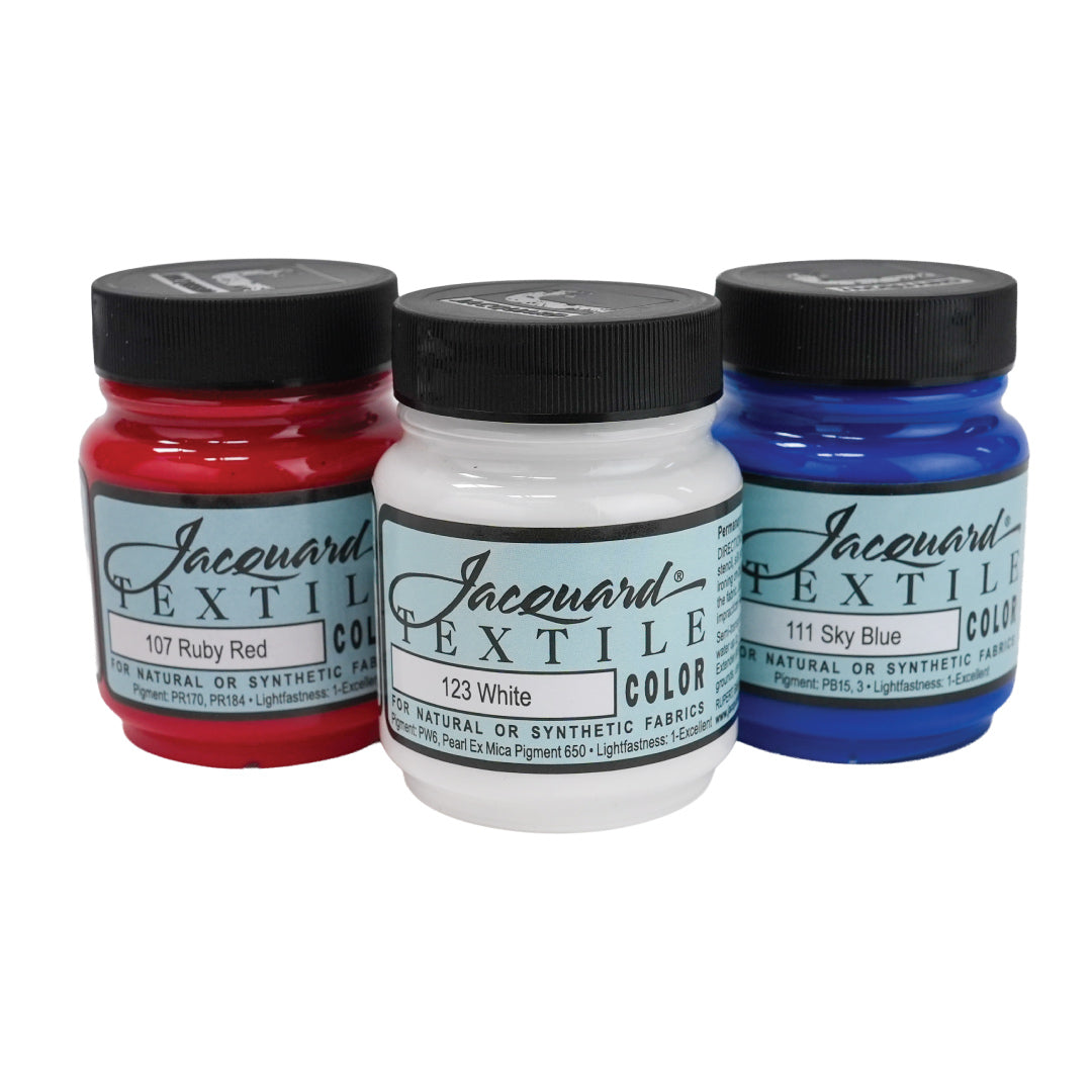 Textile Color Bundle - Red, White & Blue (2.25 fl oz)
