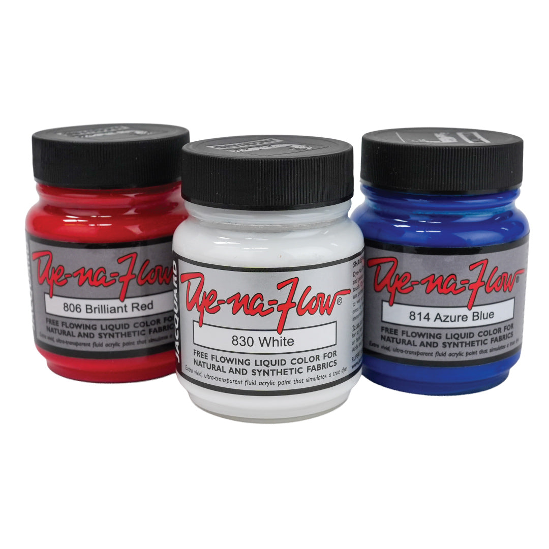 Dye-Na-Flow Bundle - Red, White & Blue (2.25 fl oz)
