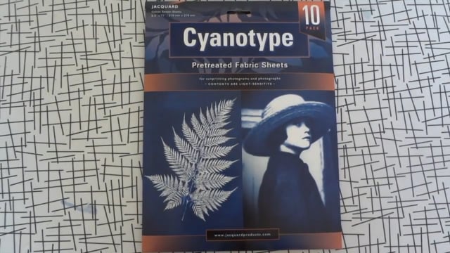 Printing with Cyanotype Fabric