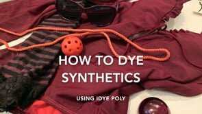 Dyeing Synthetics with iDye Poly