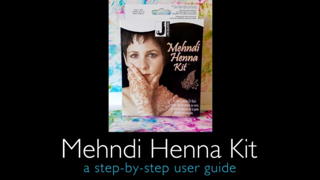 Jacquard Mehndi Henna Kit Instructions