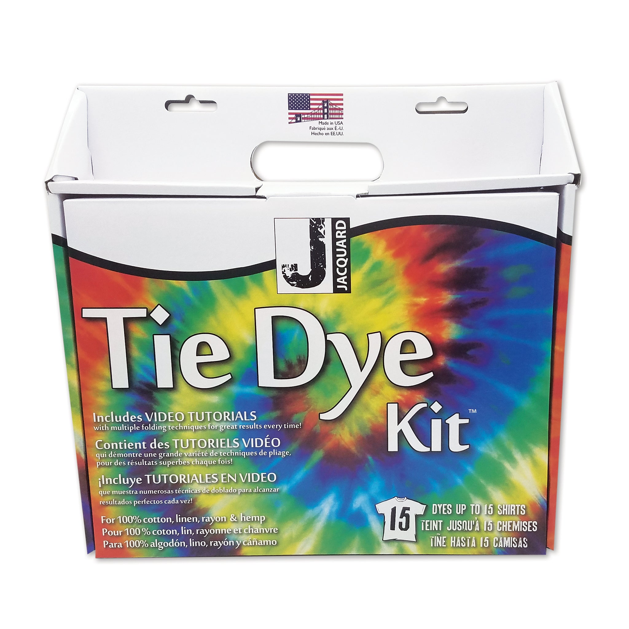 Large Tie Dye Kit (Trilingual: En/Fr/Sp)