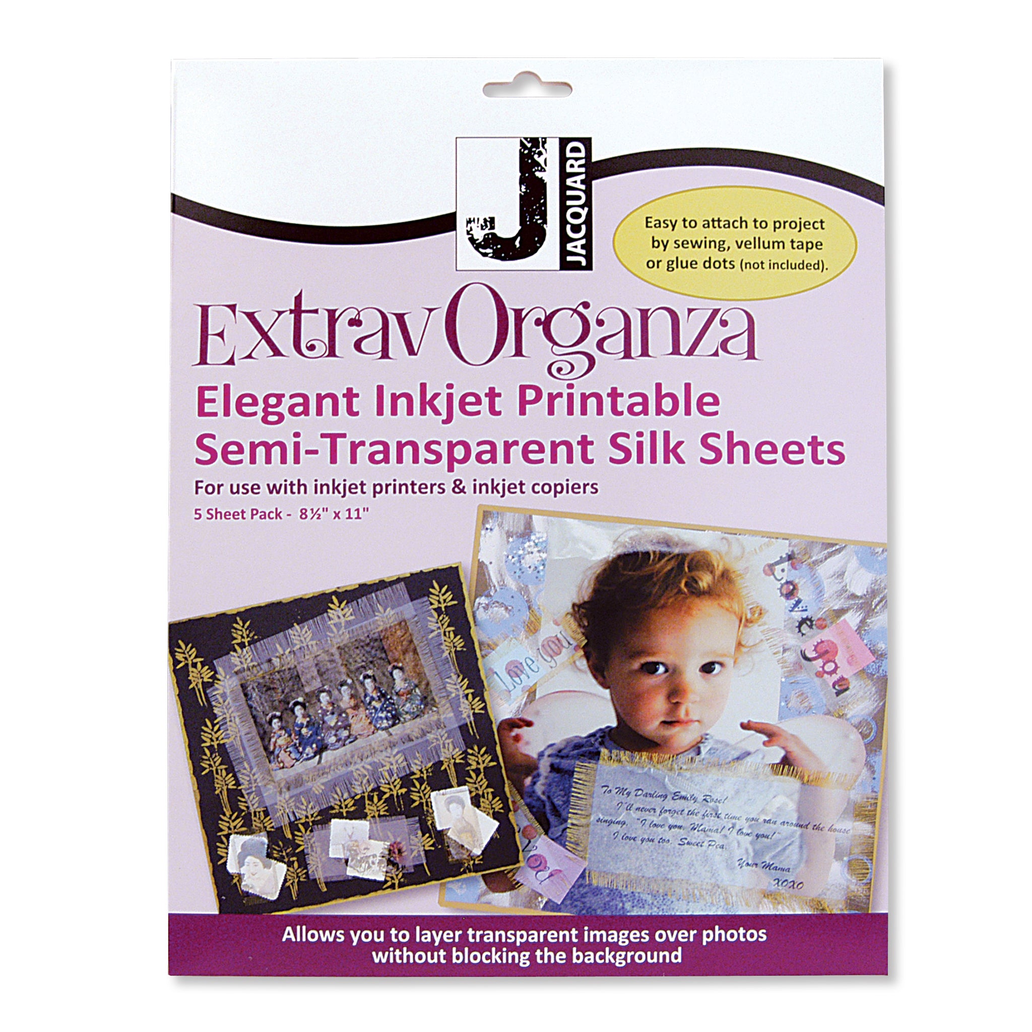 ExtravOrganza Fabric Sheets